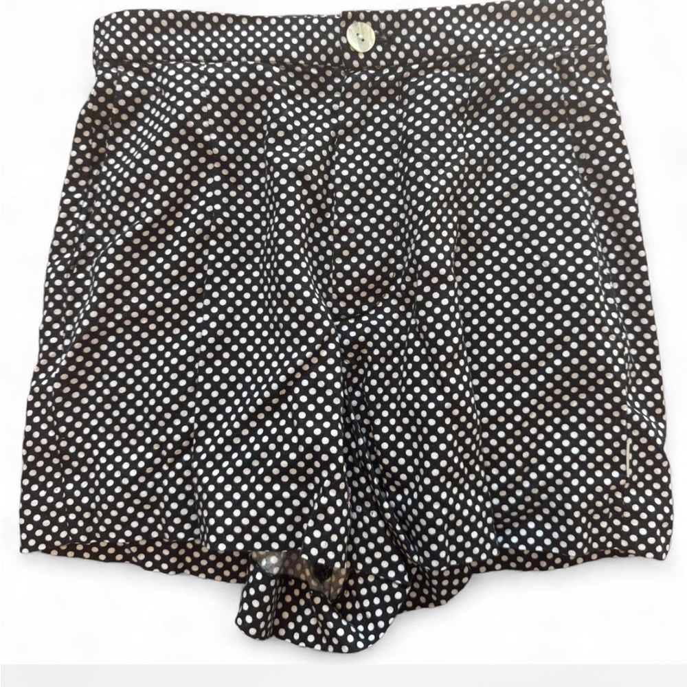 Polka Dot Black and White Shorts